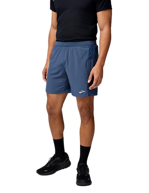 Short bolsa con cierre Brooks para correr hombre