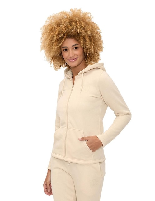 Sudadera con capucha y bolsa para mujer 1