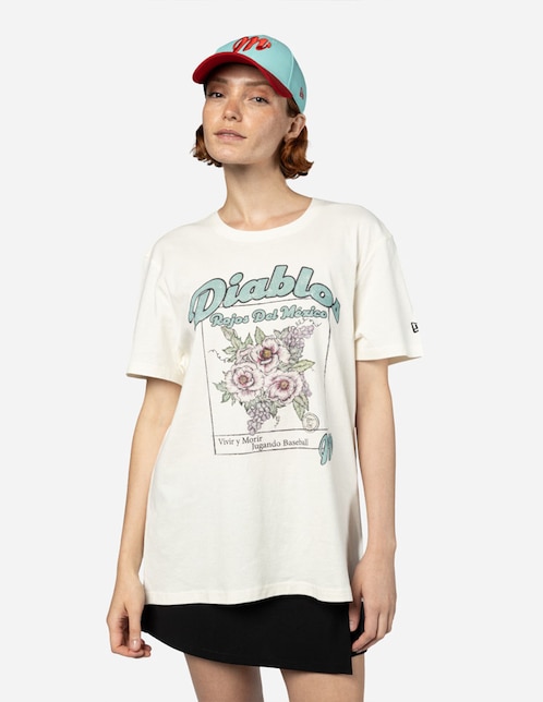 Playera deportiva para béisbol Diablos Rojos del México de mujer 1
