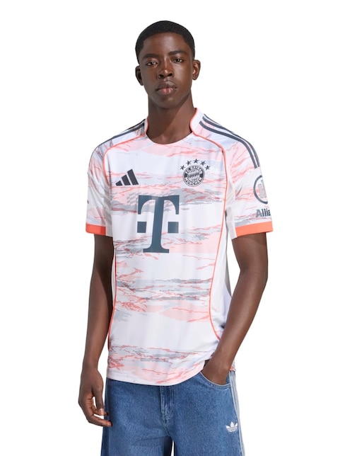Jersey de Bayern Munich visitante manga corta   para hombre 1