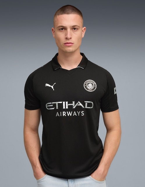 Jersey de Manchester City visitante manga corta   para hombre