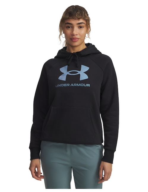 Sudadera Under Armour Ua Rival Flc Shimmer Hdy con capucha para mujer