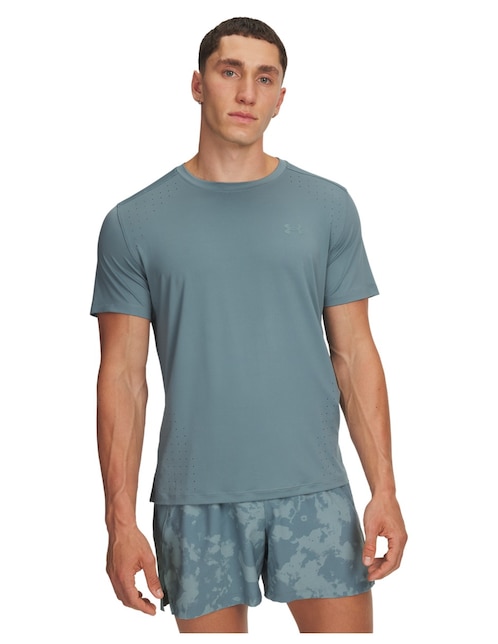 Playera deportiva para correr Under Armour UA LAUNCH ELITE SHORTSLEEVE de hombre