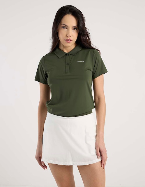 Playera tipo polo Head para mujer