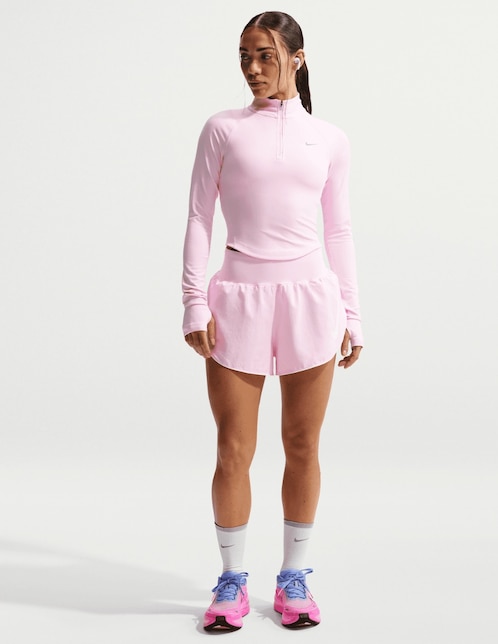 NIKE Short con bolsillos Nike Flow Swoosh para correr mujer