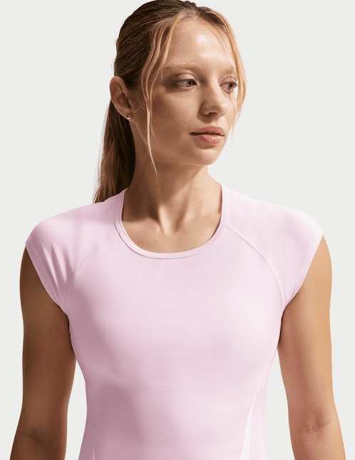 Playera deportiva para correr Nike W NK TEMPO SWOOSH RUN DF SS IF499 de mujer