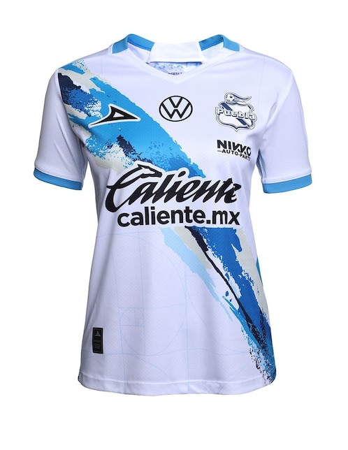 Jersey de Club Puebla local manga corta Pirma para mujer