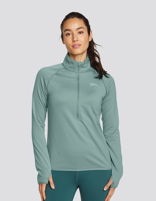 Sudadera Eddie Bauer con cierre para mujer