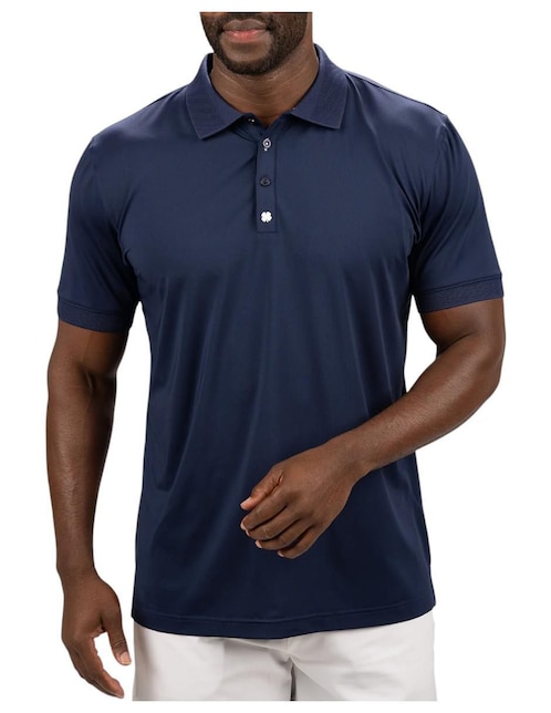 Playera tipo polo Black Clover para hombre