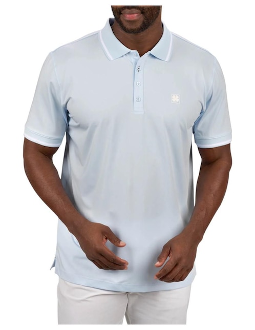 Playera tipo polo Black Clover para hombre