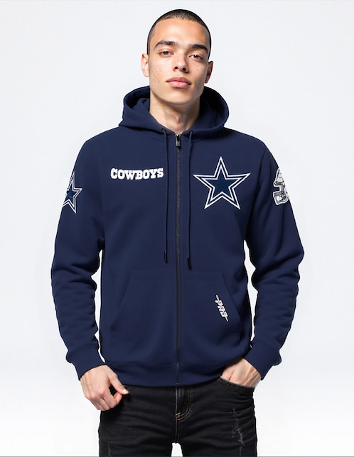 Sudadera Pro Standard con cierre Dallas Cowboys para hombre
