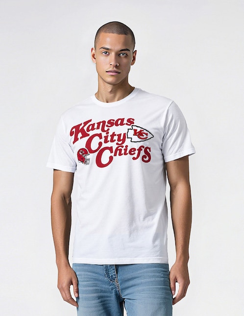 Playera deportiva para fútbol americano Pro Standard Kansas City Chiefs de hombre