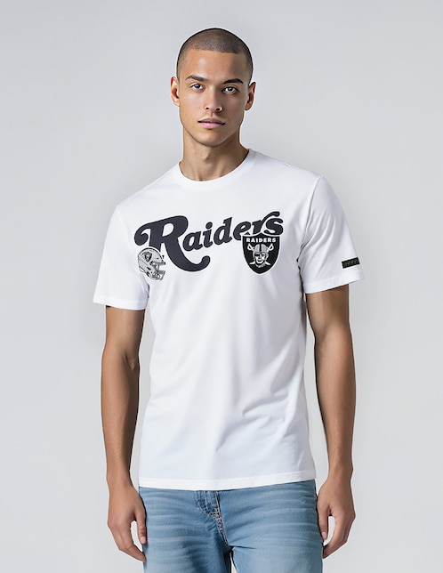Playera deportiva para fútbol americano Pro Standard Las Vegas Raiders de hombre
