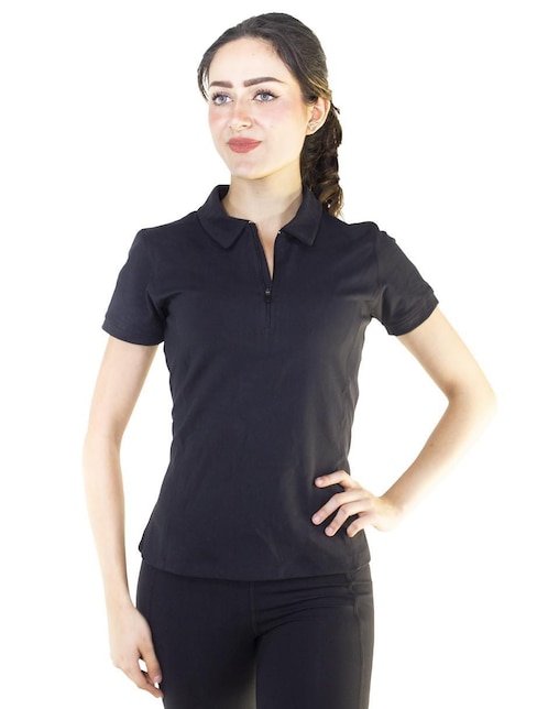 Playera tipo polo Assh para mujer