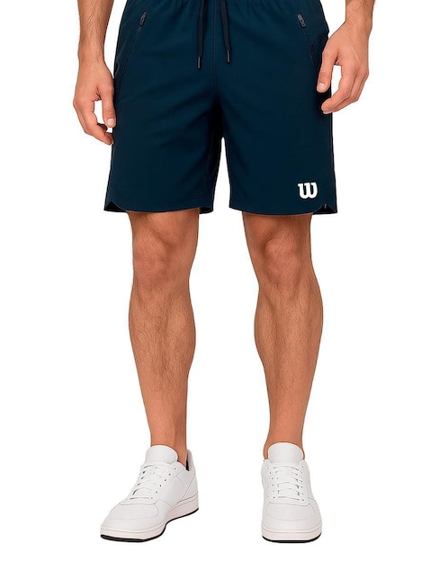 Short con bolsillos Wilson para entrenamiento hombre