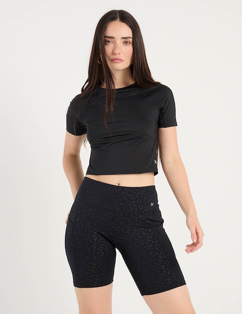 Playera deportiva para correr de mujer 1