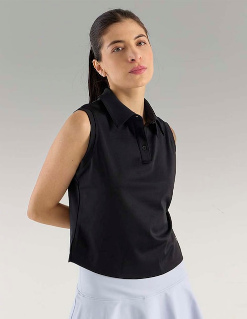 Playera tipo polo para mujer 1