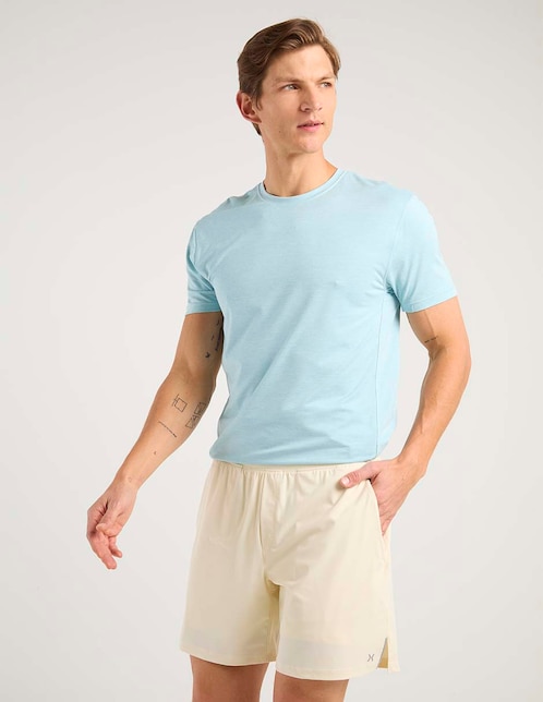 SHORT X10 HOMBRE, CH, BEIGE