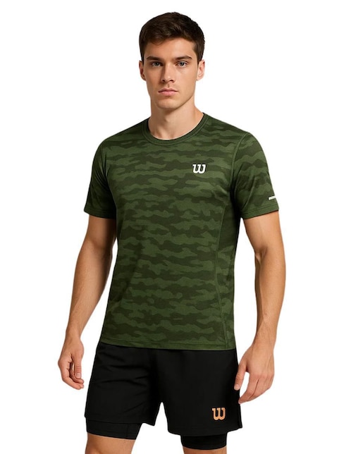Playera deportiva para entrenamiento Wilson de hombre
