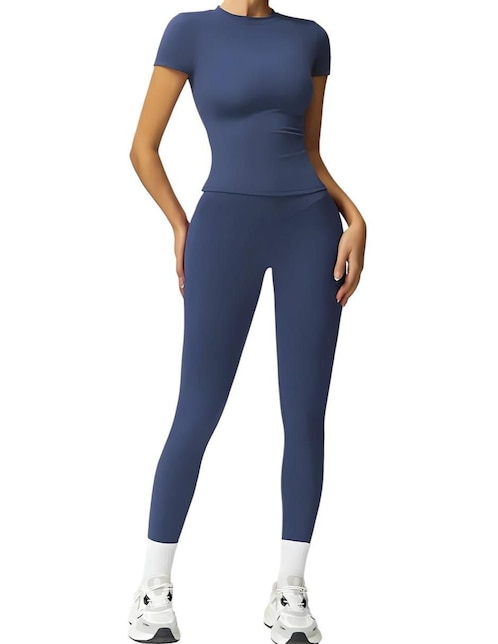 Conjunto deportivo ajustado Tomoloon con elástico para mujer