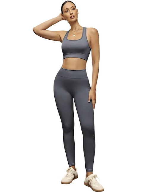 Conjunto deportivo ajustado Tomoloon con elástico para mujer