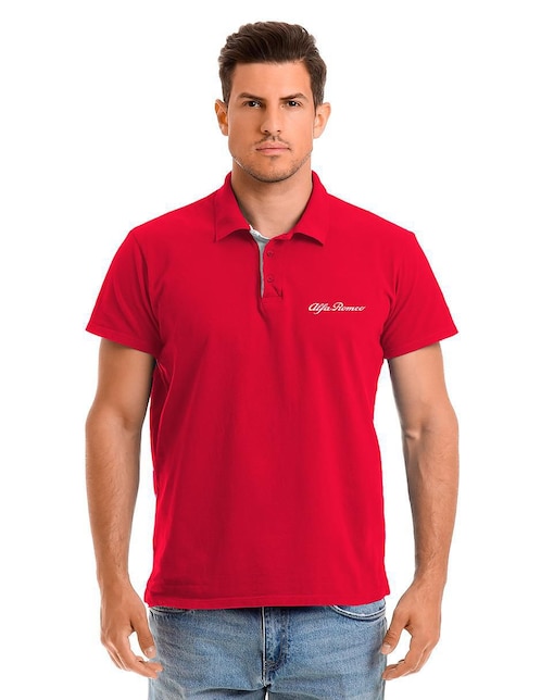 Playera tipo polo Alfa Romeo para hombre