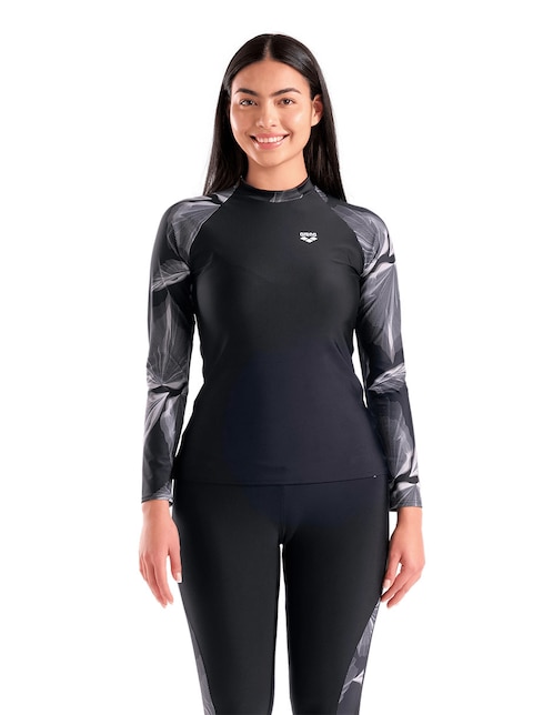 ARENA Wetshirt Arena estampado floral para mujer