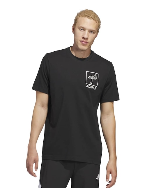 Playera deportiva para Básquetbol Adidas de hombre