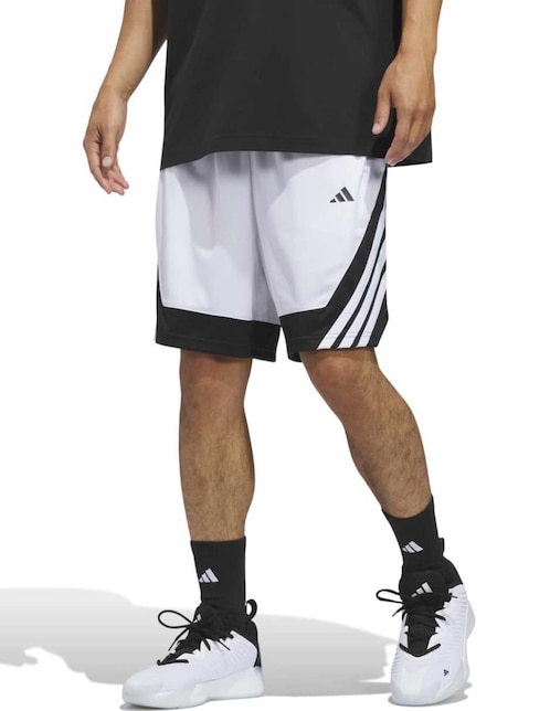 Short con bolsillos Adidas para básquetbol hombre
