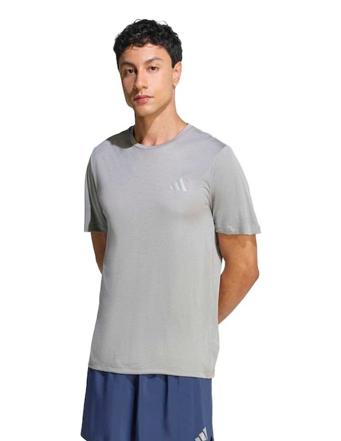 Playera deportiva para correr Adidas de hombre