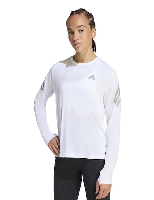 Playera deportiva para correr Adidas de mujer