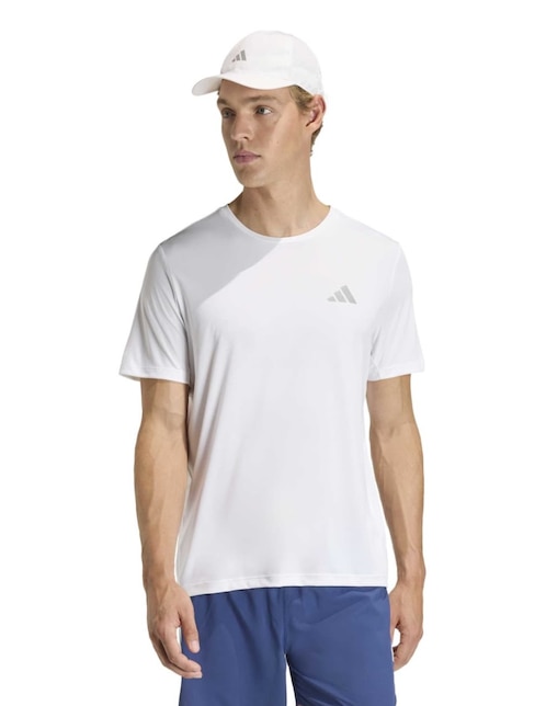 Playera deportiva para correr Adidas de hombre