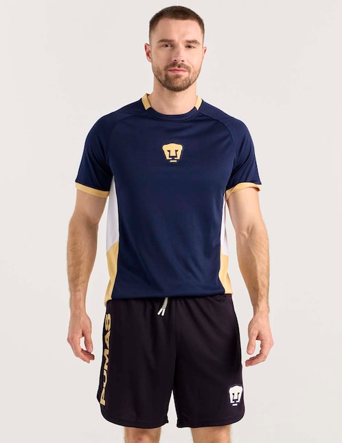 Short con bolsillos Fútbol Pumas De La Unam para fútbol hombre