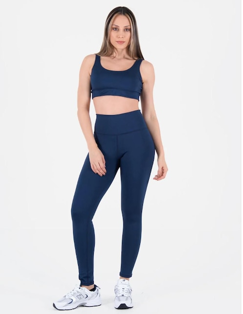 Conjunto deportivo ajustado Oleeve con elástico para mujer