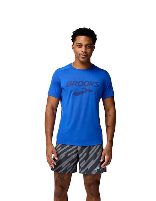 Playera deportiva para correr Brooks de hombre