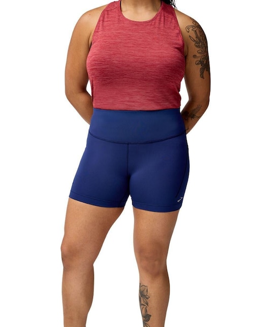 Short con bolsa Brooks para correr mujer