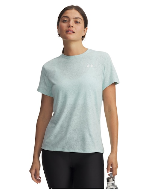 Playera deportiva para entrenamiento Under Armour Tech Pixelate para mujer