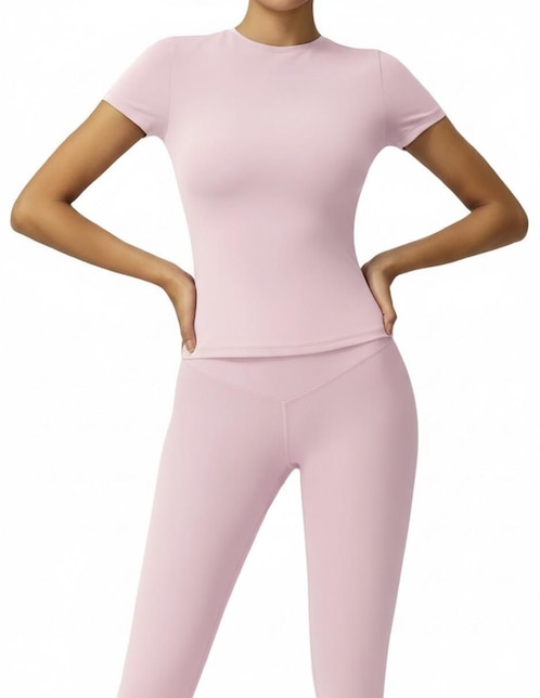 Conjunto deportivo ajustado Tomoloon con elástico para mujer