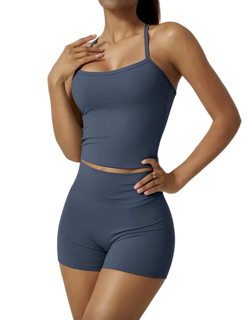 Conjunto deportivo regular Tomoloon con elástico para mujer
