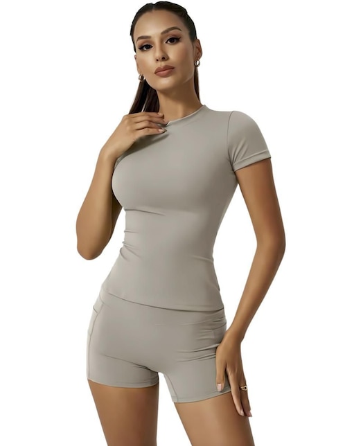 Conjunto deportivo regular Tomoloon con elástico para mujer