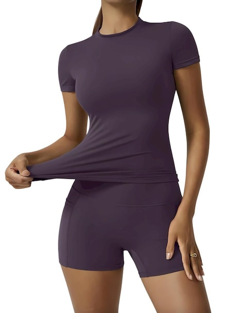 Conjunto deportivo regular Tomoloon con elástico para mujer