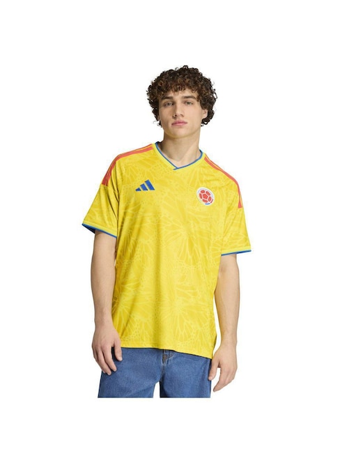 Jersey de Selección de Fútbol de Colombia local manga corta Adidas para hombre