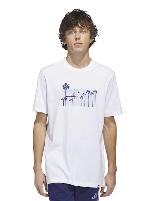 Playera deportiva para entrenamiento Adidas de hombre