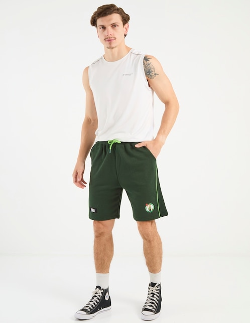 Short con bolsillos Boston Celtics para básquetbol hombre 1