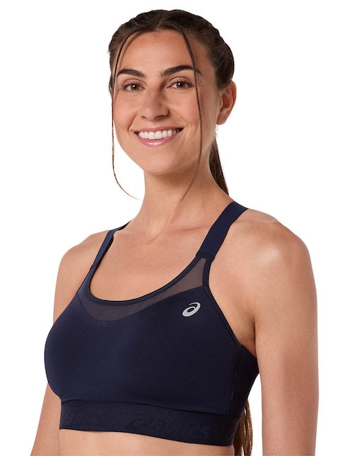Top deportivo Asics Road Combination para correr mujer