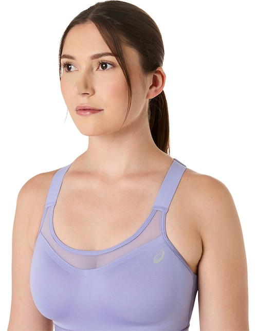 Top deportivo Asics Road Combination para correr mujer
