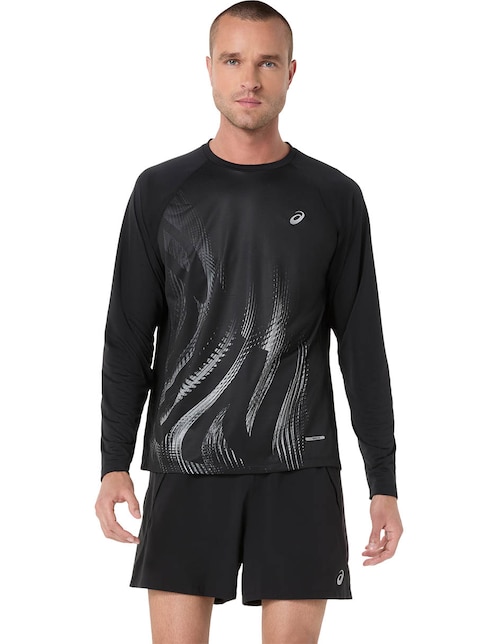 Playera deportiva para correr Asics de hombre