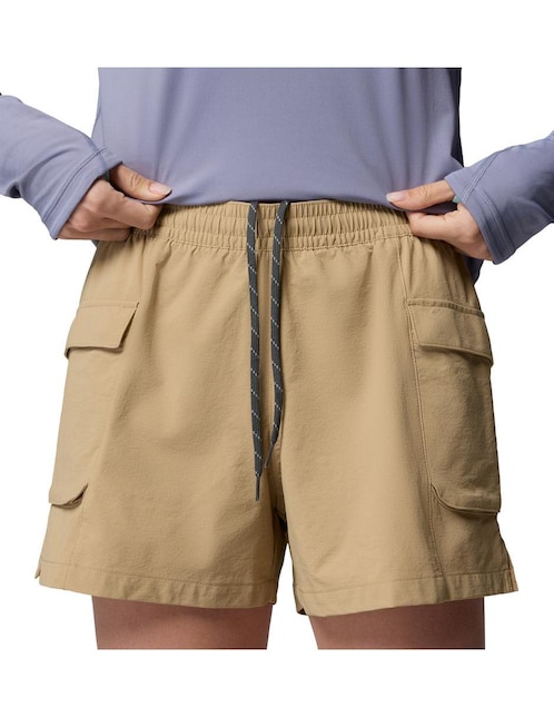 Short con bolsillos para pesca mujer 1