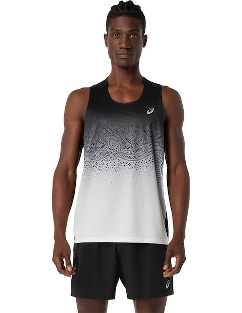 Playera deportiva para correr Asics Road Fade Singlet de hombre