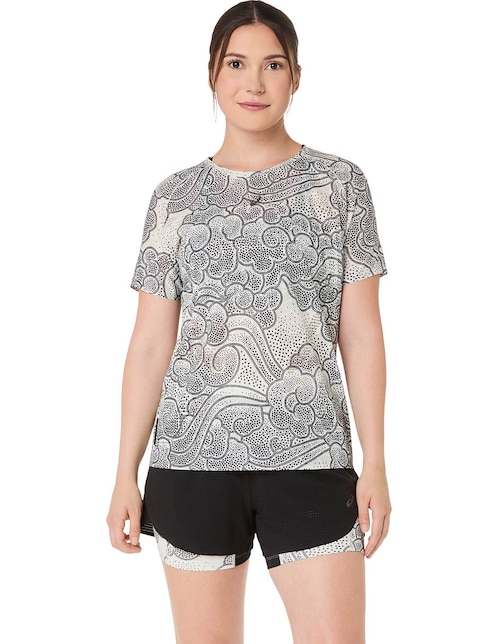 Playera deportiva para correr Asics Limited Series Metarun SS Top de mujer